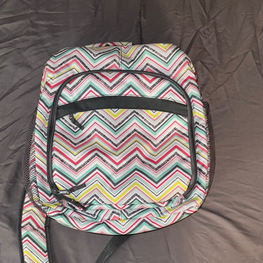 Thirty-One Multicolor Chevron “Party Punch” Women's Camera Bag Backpack